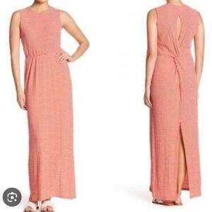 10 Crosby Derek Lam Striped Open BacklessDress in Orange and White